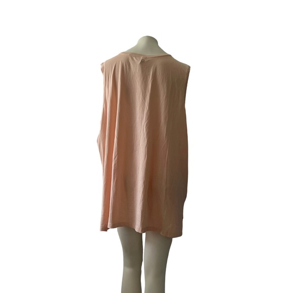 Core IO Women's Soft Pink Tank Top 3XL Round Neck Sleeveless Top Blouse - Picture 5 of 9